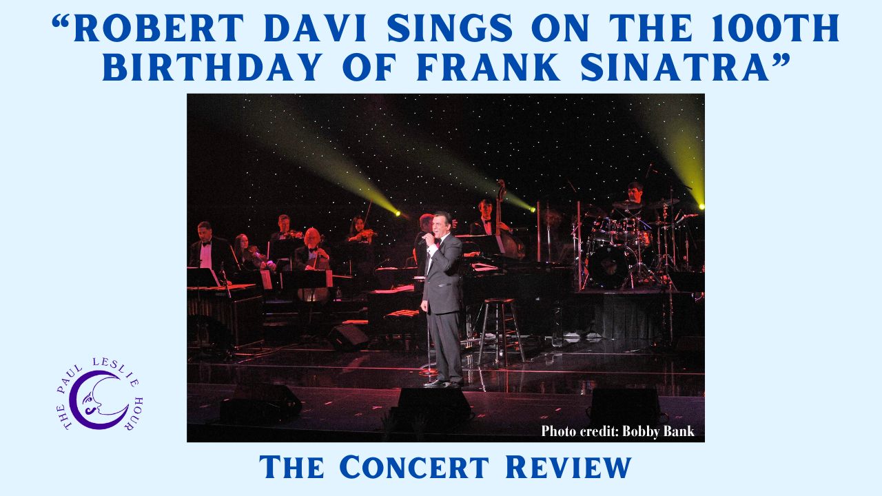 Robert Davi sings on stage in Mashantucket, Connecticut.